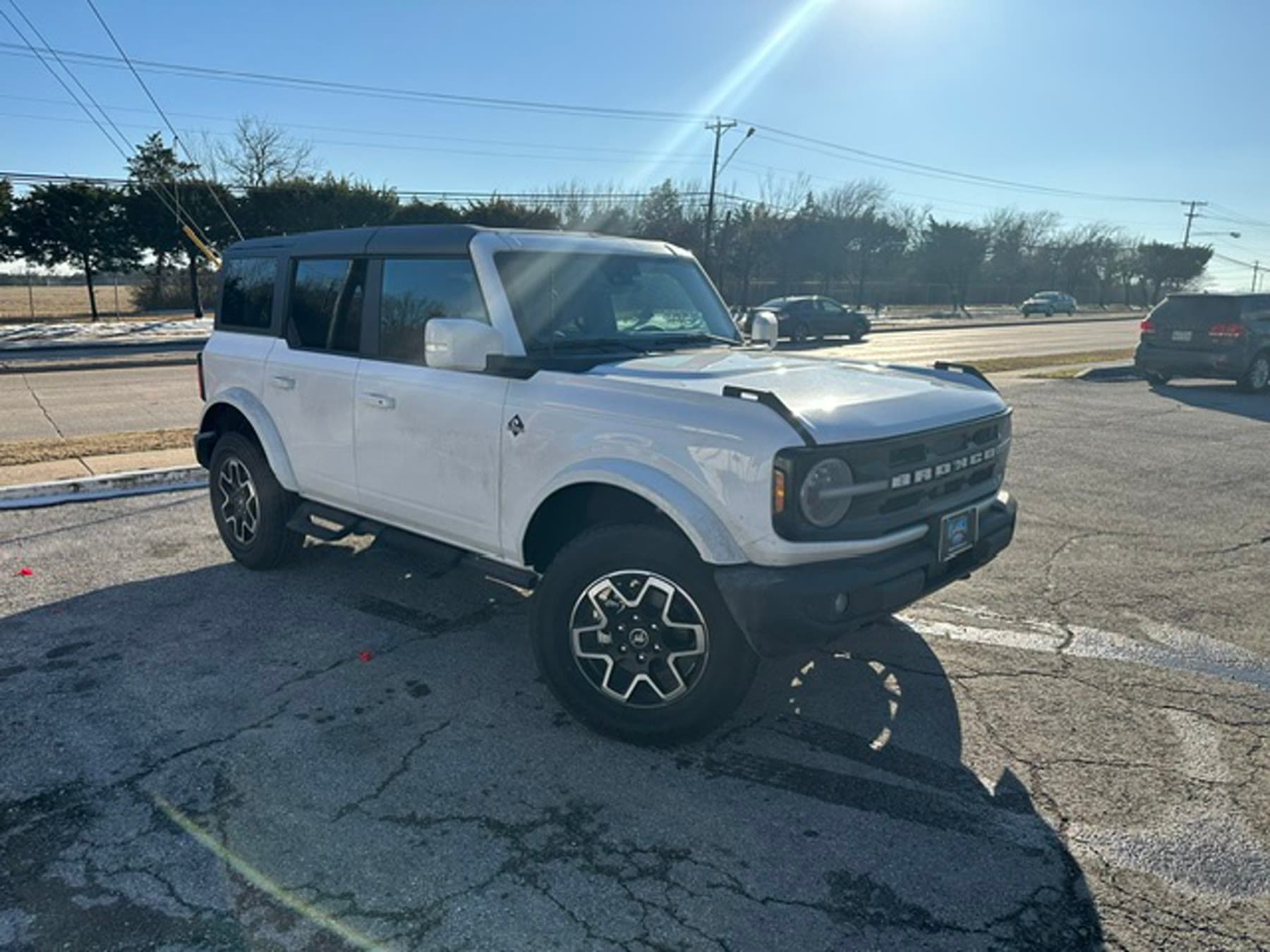 Ford Bronco during its custom upgrade process
