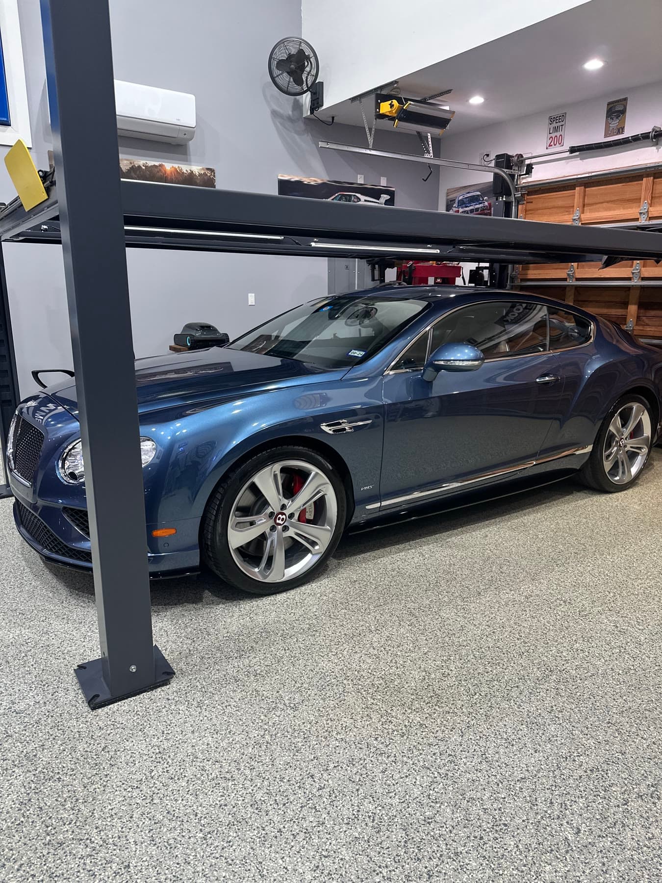 Bentley Continental detail after sanding and polishing